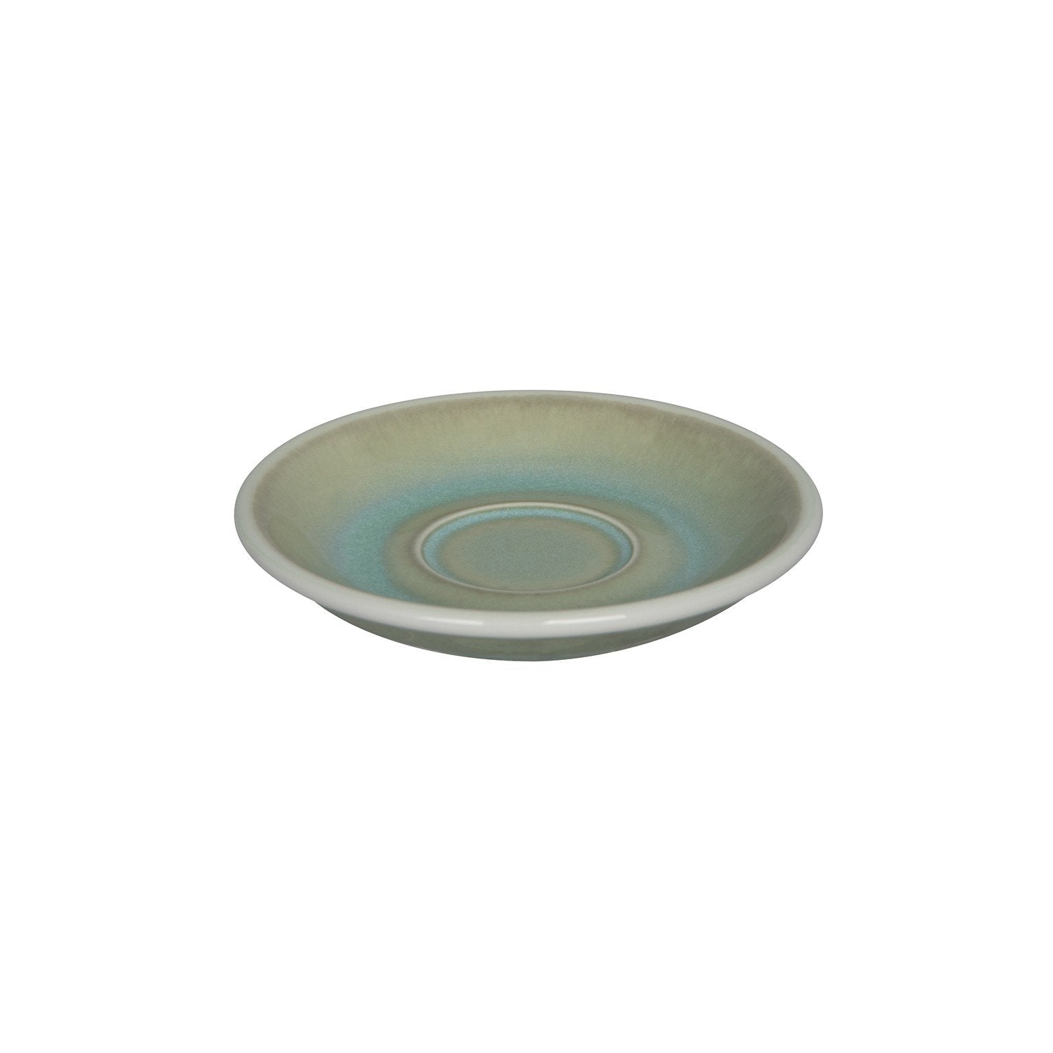 Loveramics Reactive Glaze Potters Espresso Saucer (Basil) 11.5cm